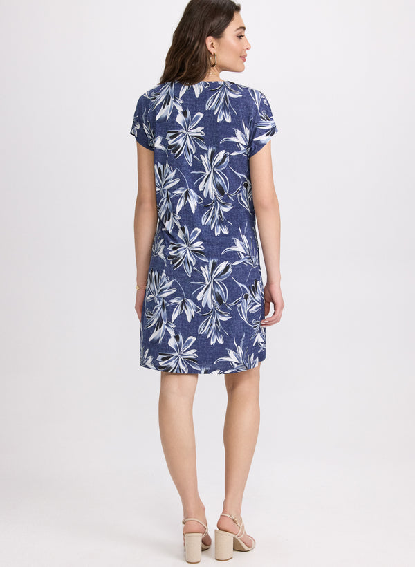 Laura Floral V-Neck Dress