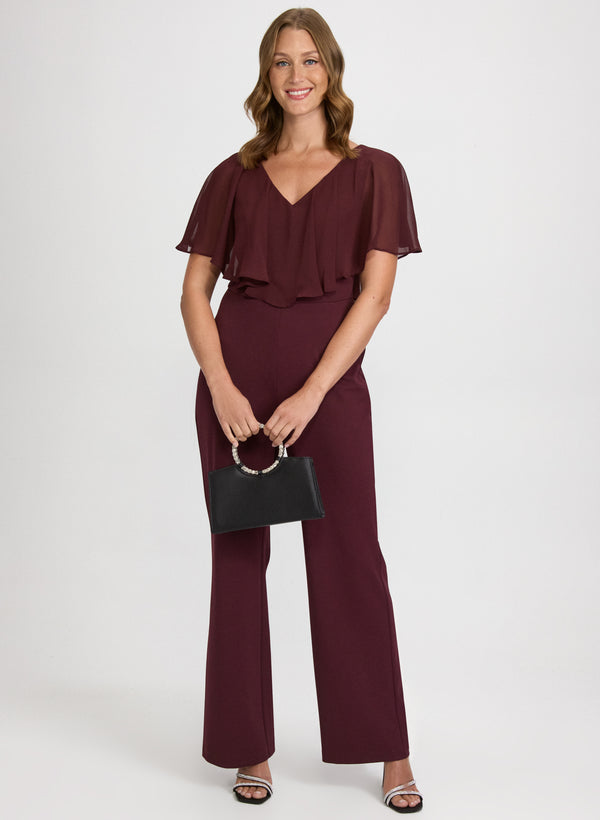 laura Flounce Front Jumpsuit