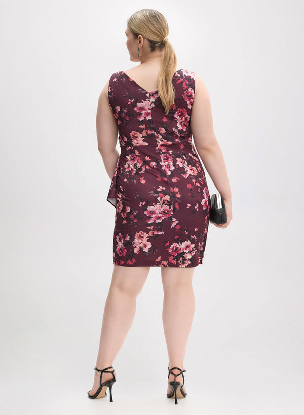 Laura Flounced Floral Dress