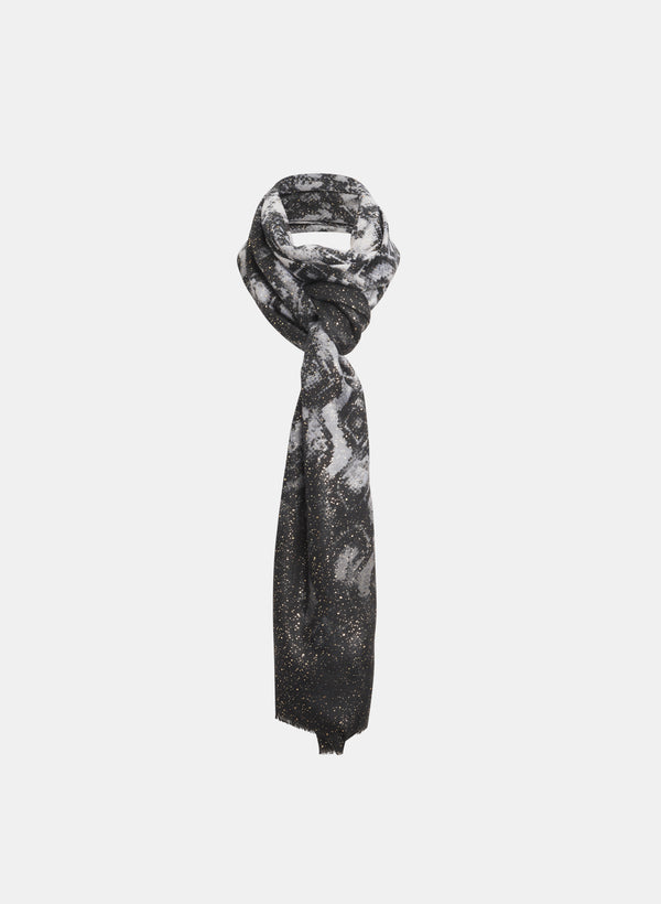 laura Foil Detail Scarf