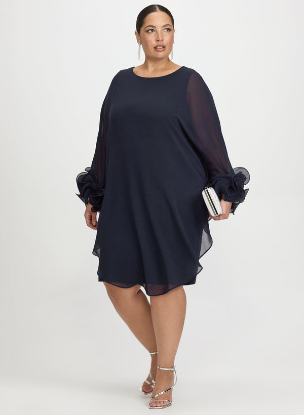laura Frill Sleeve Dress