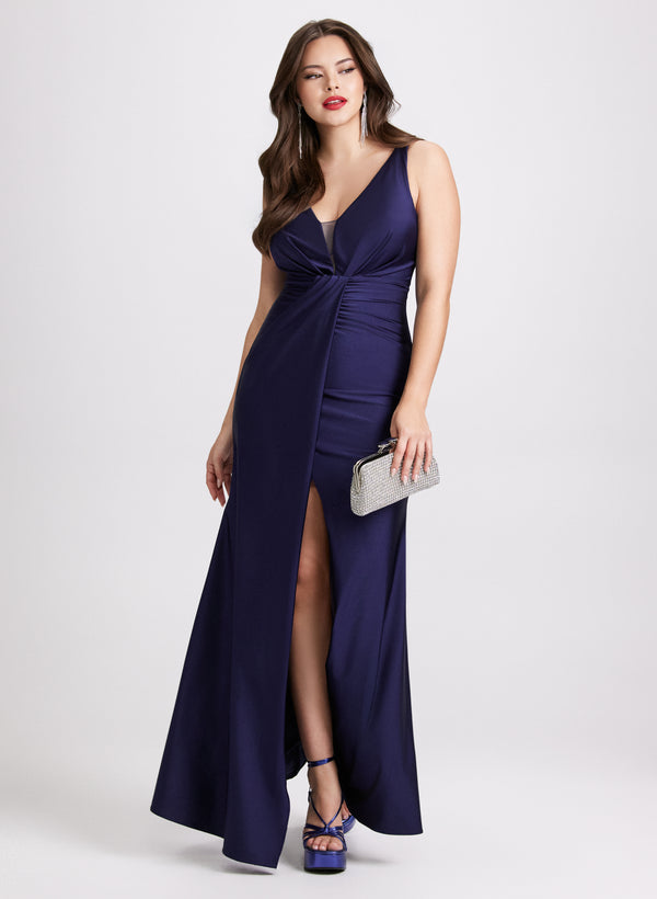 laura Front Slit Dress
