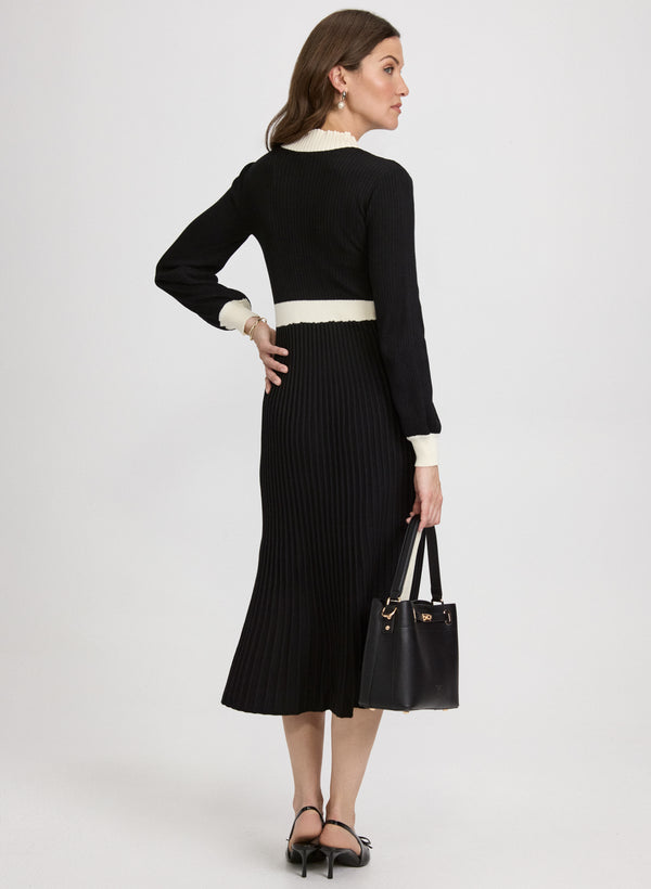 Laura Funnel Neck Sweater Dress