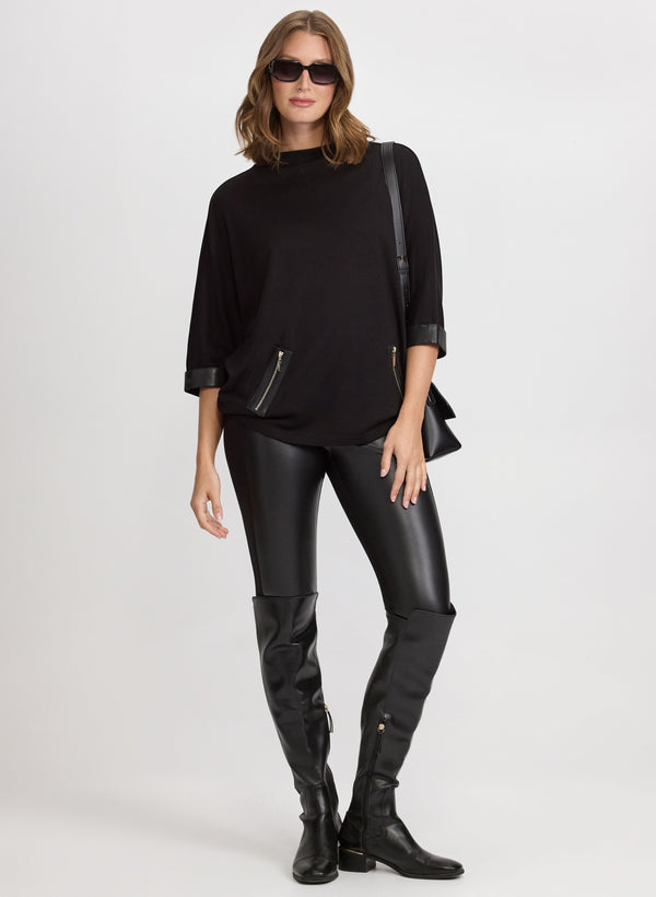 Laura Funnel Neck Top