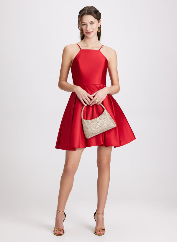 laura Geometric Collar Dress