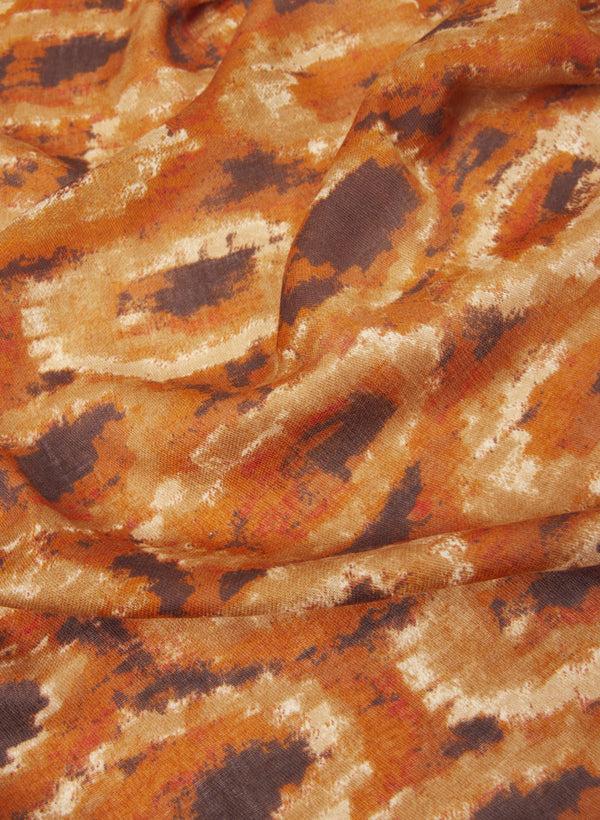 Laura Geometric Oval Print Scarf