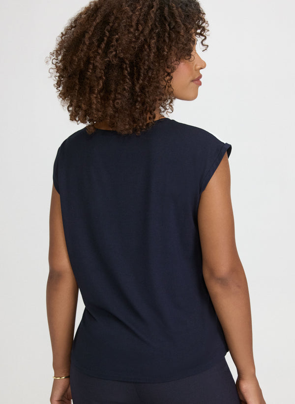 Laura Geometric Print Top