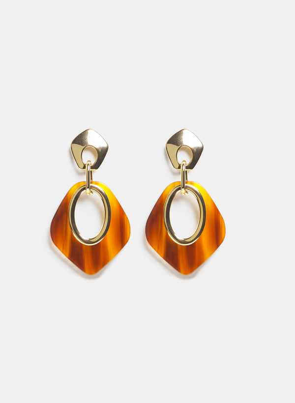 laura Geometric Resin Earrings