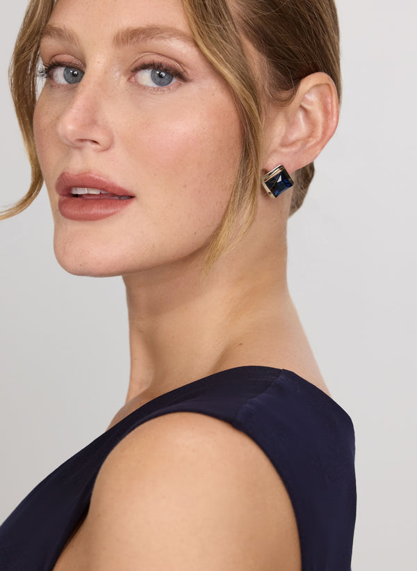 Laura Glass Stone Earrings