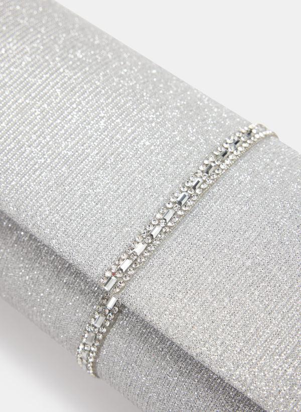 Laura Glitter Envelope Clutch