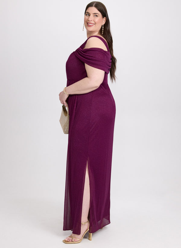 Laura Glitter Mesh Dress