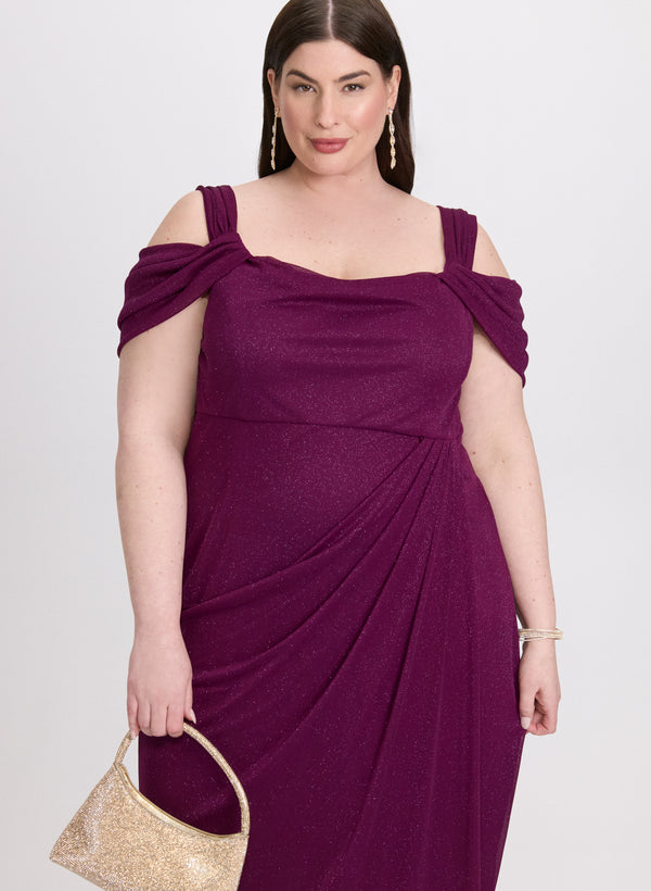 Laura Glitter Mesh Dress