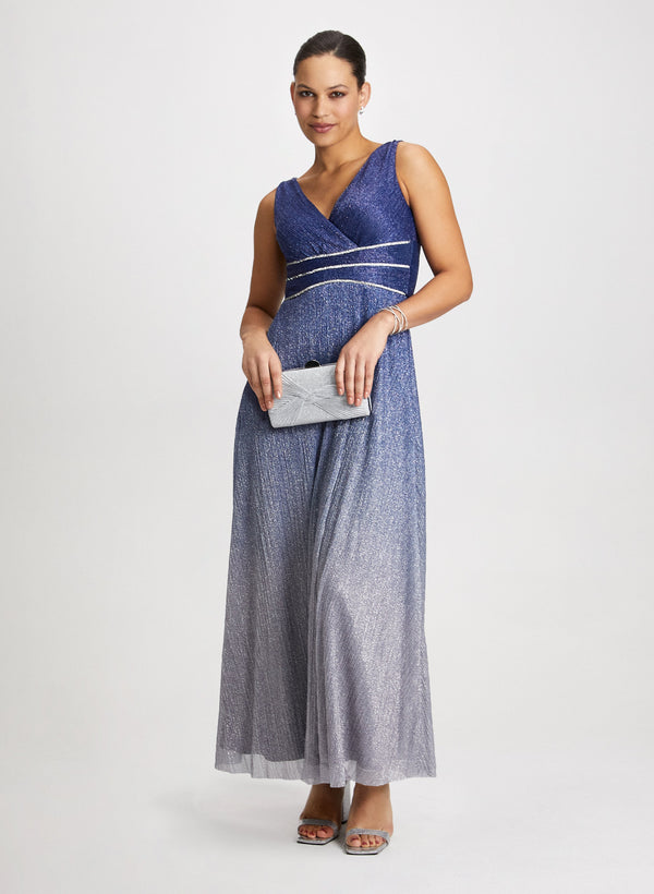 laura Gradient Shimmering Dress