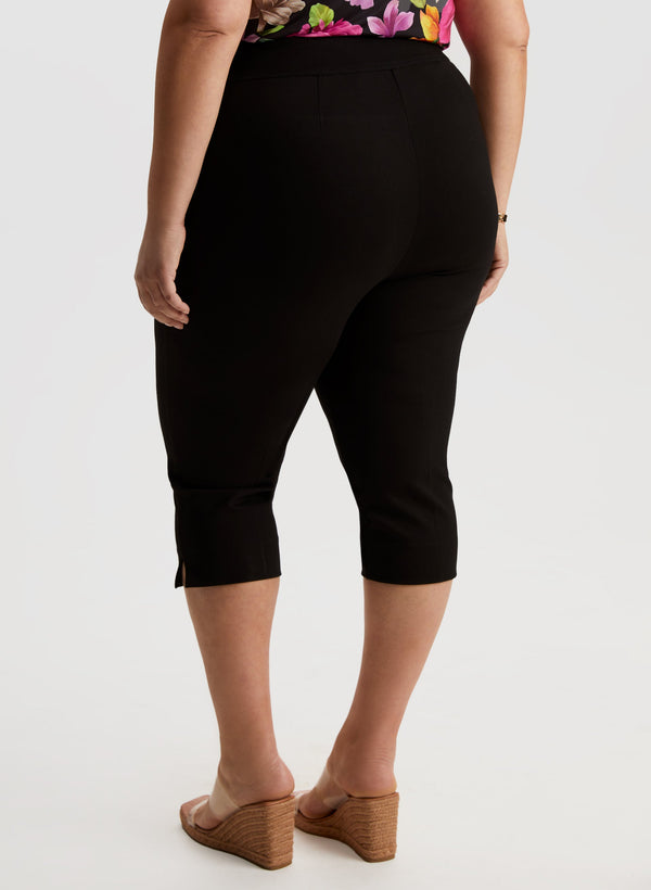 Laura Hem Slit Capris