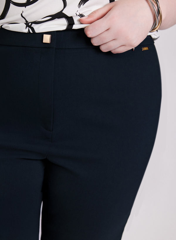 Laura High-Rise Bengaline Capris