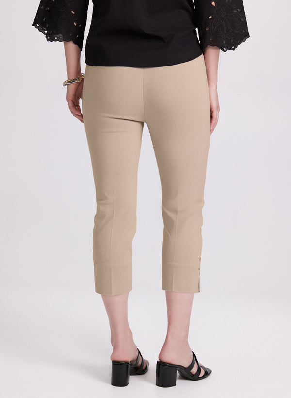 Laura High-Rise Bengaline Capris