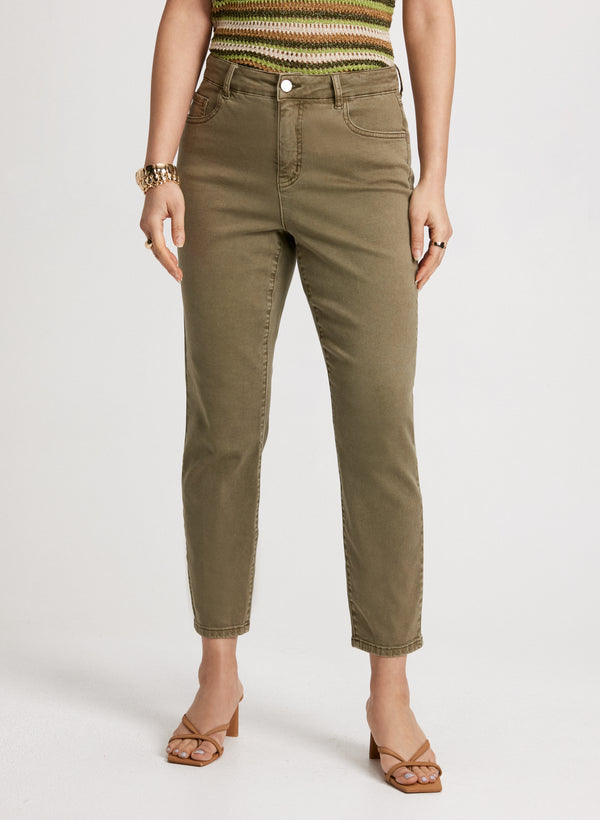 laura High Rise Slim Leg Jeans