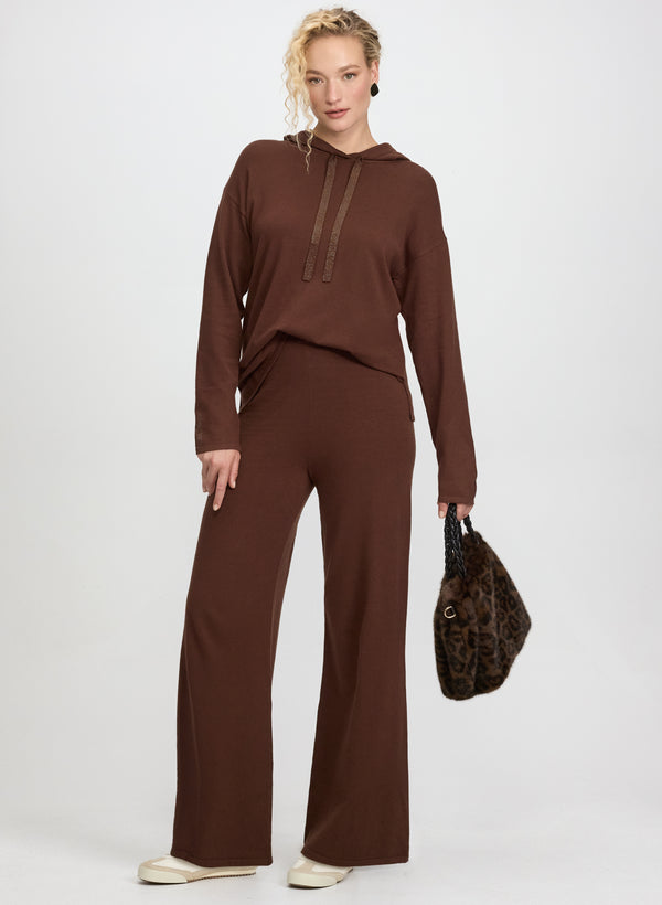 Laura Hooded Knit Pullover