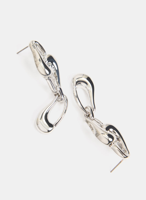 Laura Irregular Chain Link Earrings