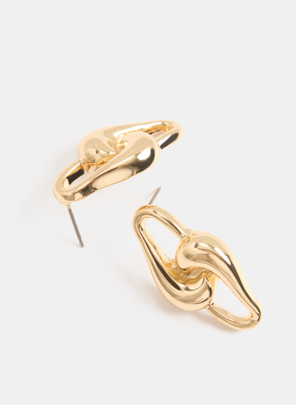 Laura Irregular Chain Link Earrings