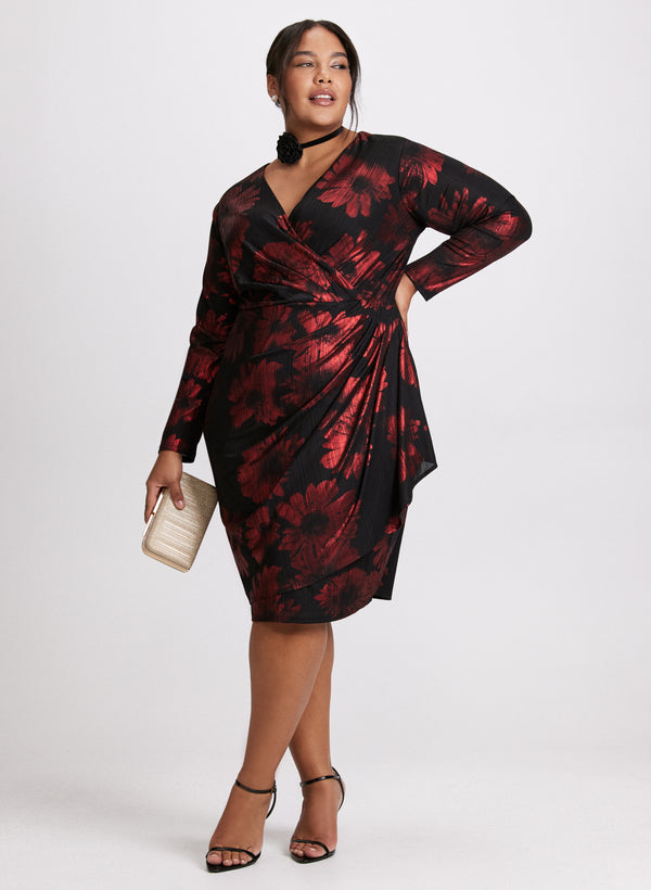 laura Jersey Poppy Print Dress