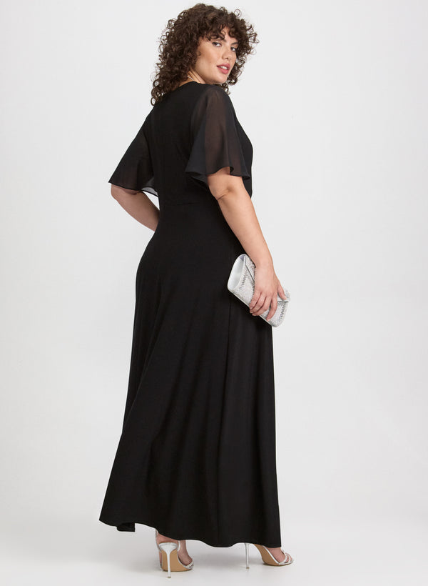 Laura Jersey Slit Dress