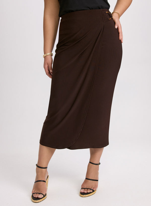 laura Jersey Wrap Skirt