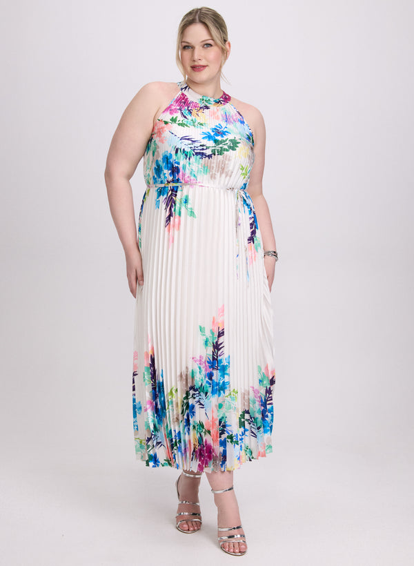 laura Joseph Ribkoff - Floral Plissé Dress