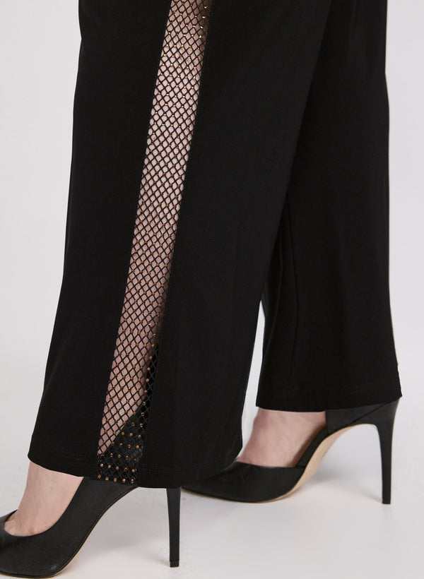 Laura Joseph Ribkoff - Mesh Trim Pants