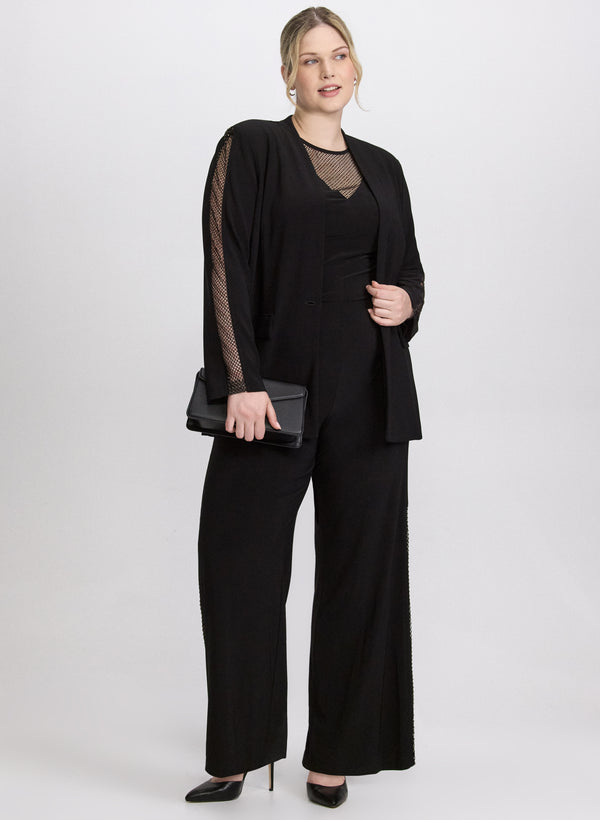 Laura Joseph Ribkoff - Mesh Trim Top