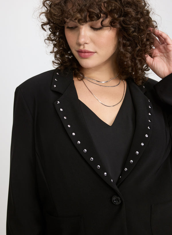 Laura Joseph Ribkoff - Studded Lapel Blazer