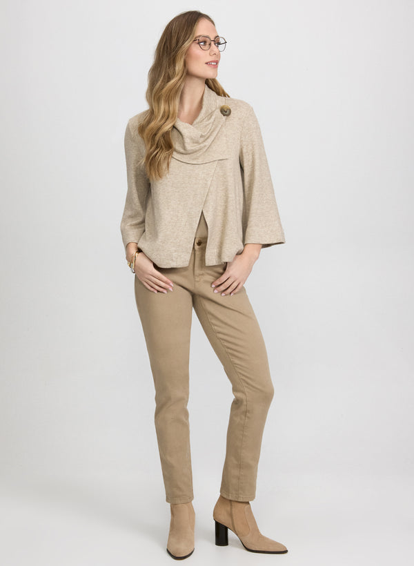 Laura Knit Cowl Neck Top