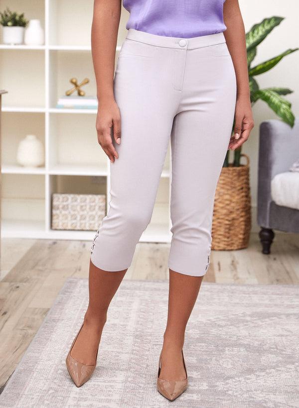 laura Lattice Detail Capris