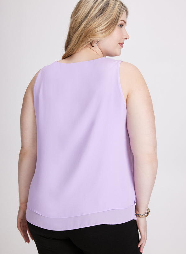 Laura Layered Sleeveless Blouse