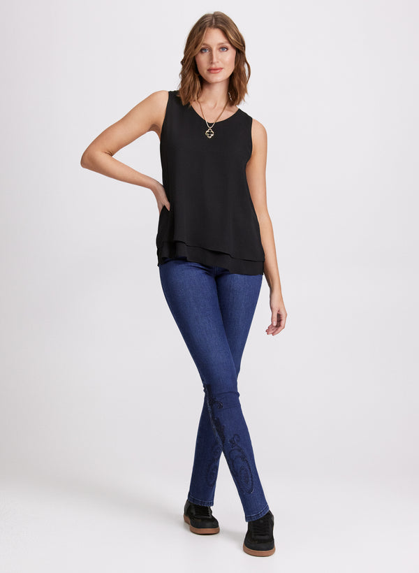Laura Layered Sleeveless Blouse