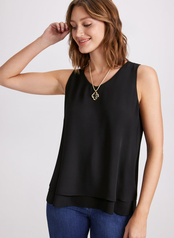 Laura Layered Sleeveless Blouse