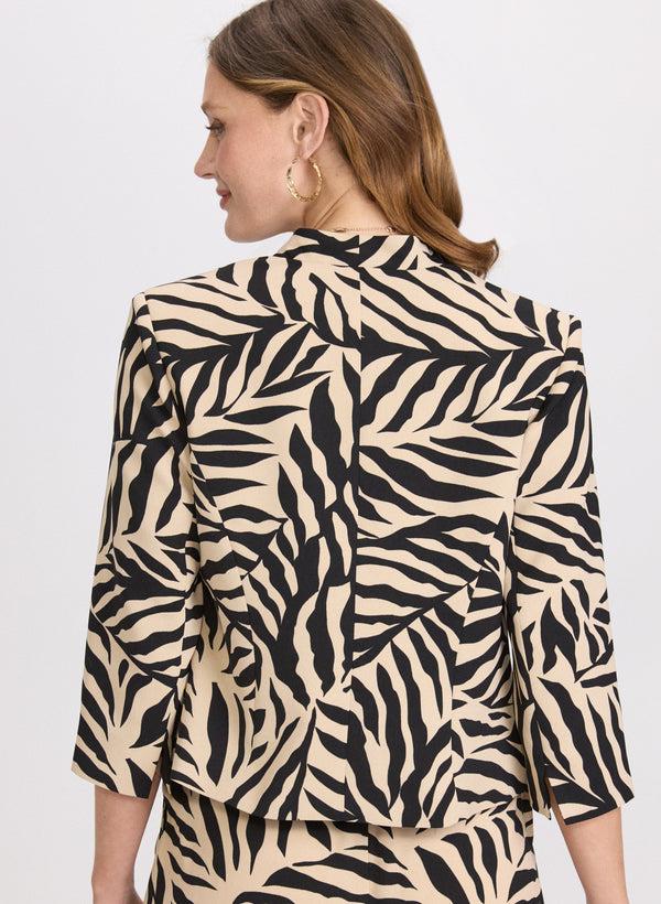 Laura Leaf Print Jacket