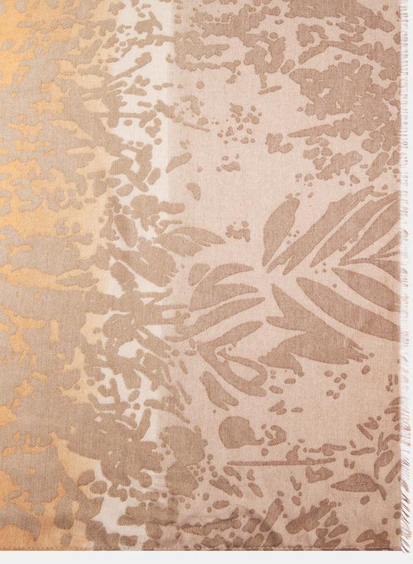 Laura Leaf Print Scarf