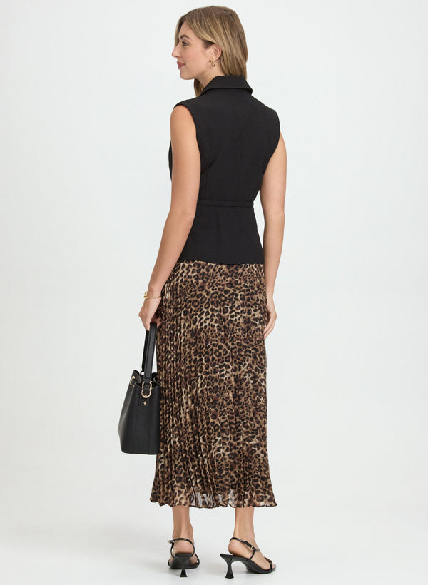 Laura Leopard Print Blazer Dress