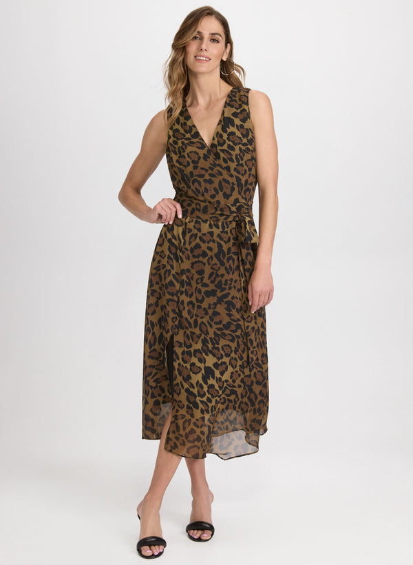 laura Leopard Print Dress