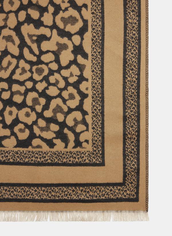 Laura Leopard Print Scarf