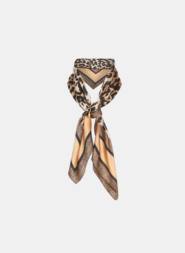 laura Leopard Print Scarf