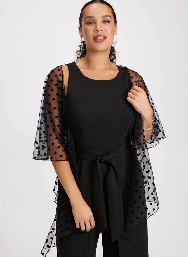 Laura Lightweight Dot Shawl