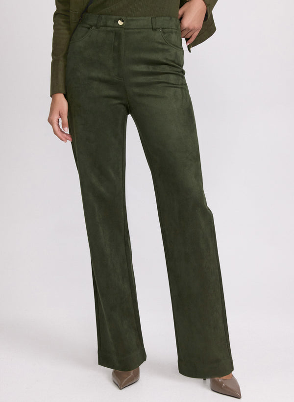 laura Lily Faux-Suede Pants
