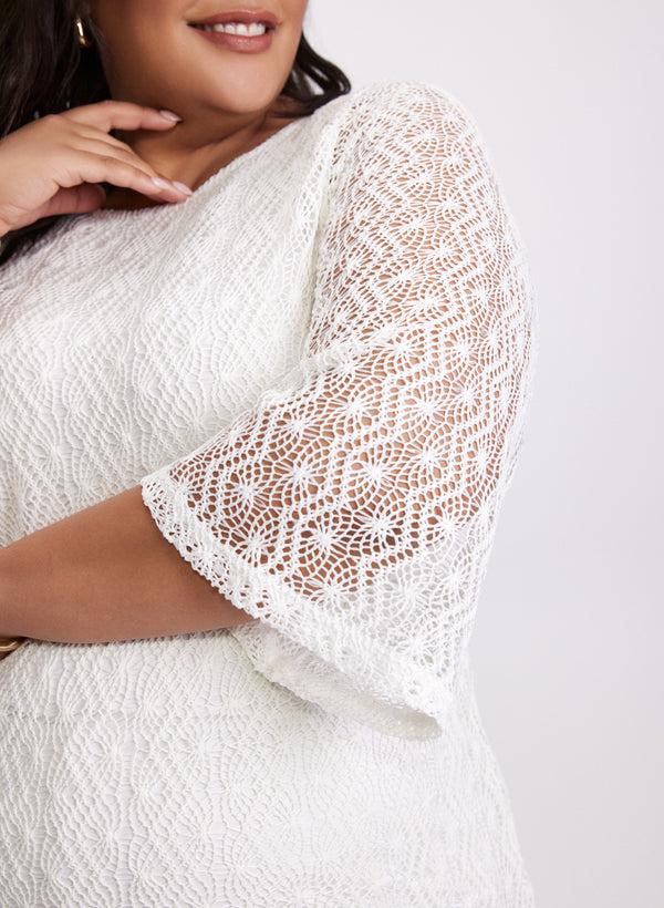 Laura Lined Crochet Top