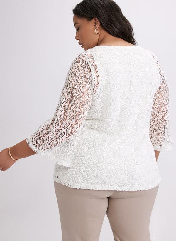 Laura Lined Crochet Top