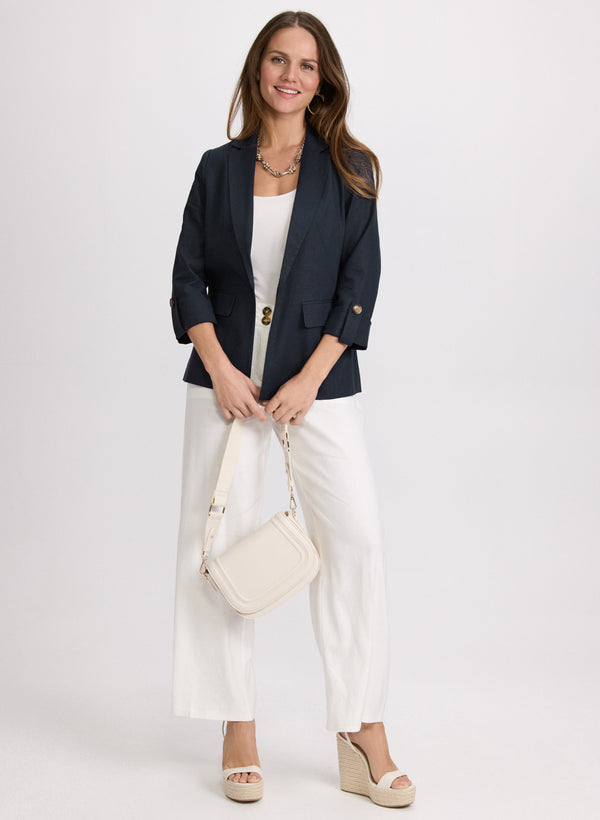 Laura Linen-Blend Blazer