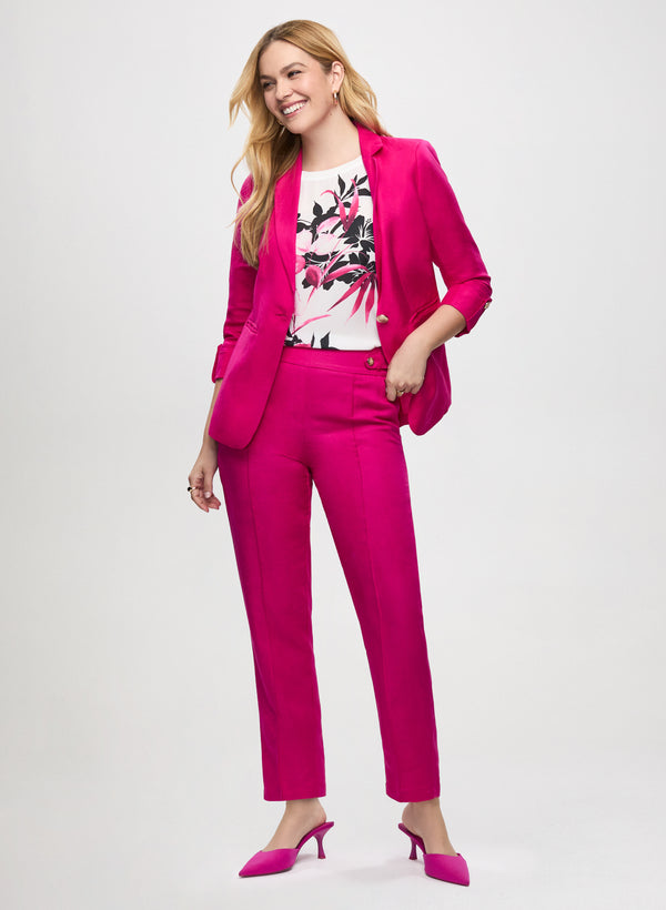 Laura Linen-Blend Blazer