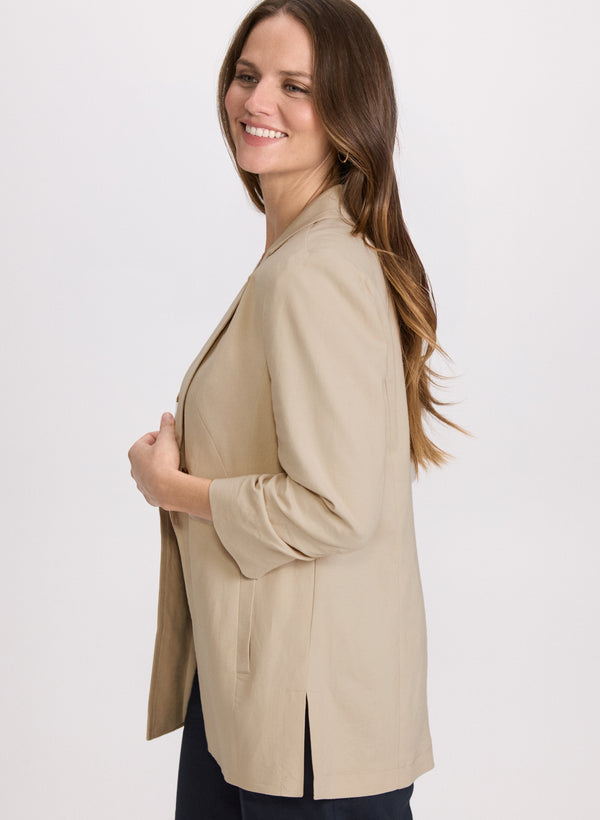 Laura Linen-Blend Blazer
