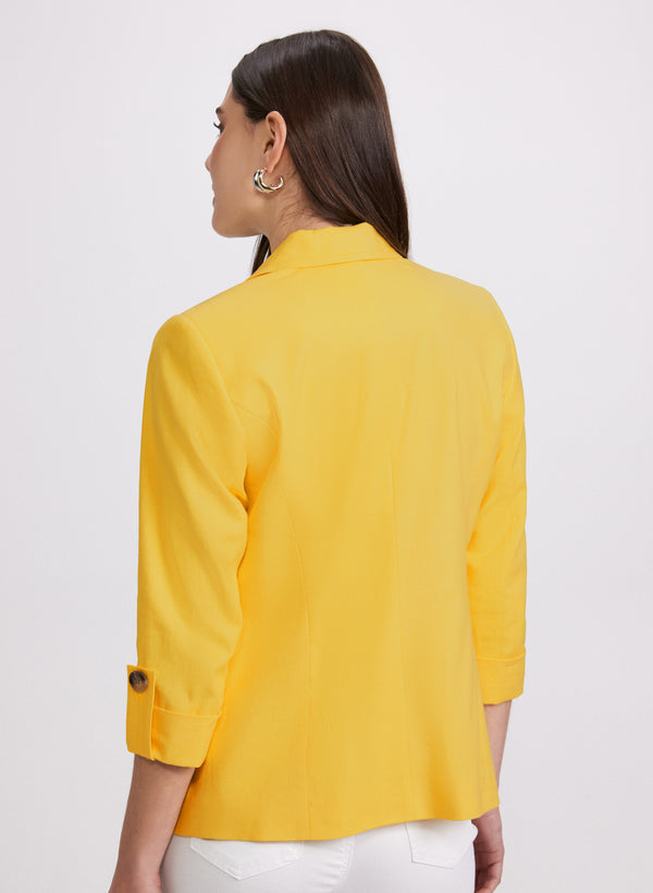 Laura Linen-Blend Blazer